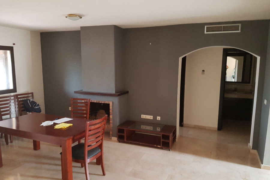 salón antes home staging Antes y después de home staging
